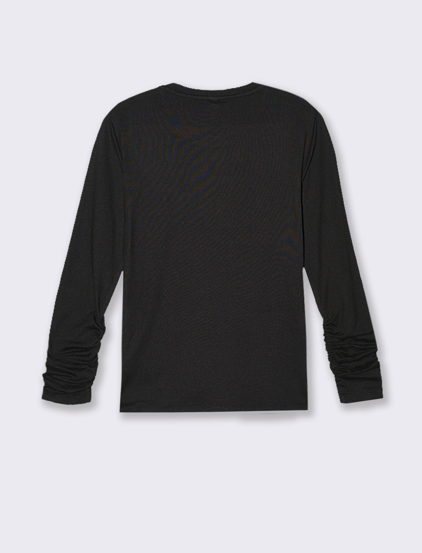 T-SHIRT  BASICA MANICA LUNGA - Nero