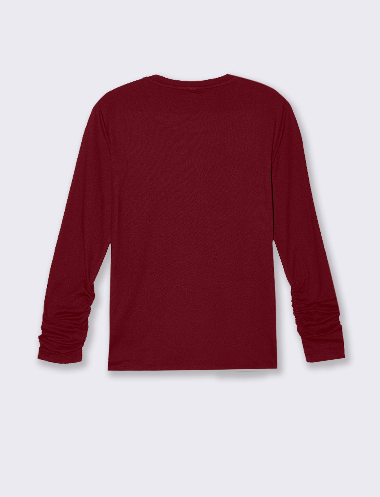 T-SHIRT  BASICA MANICA LUNGA - Vinaccia