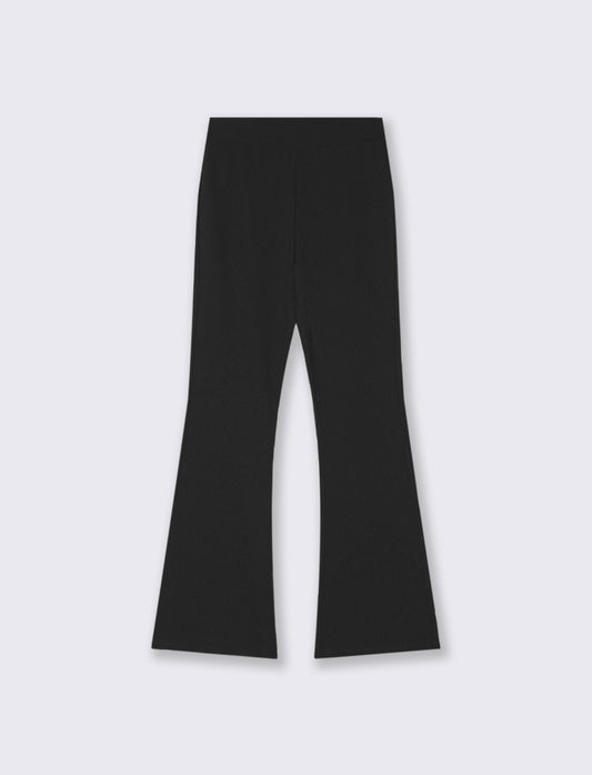 PANTALONE TESSUTO SCUBA - Nero