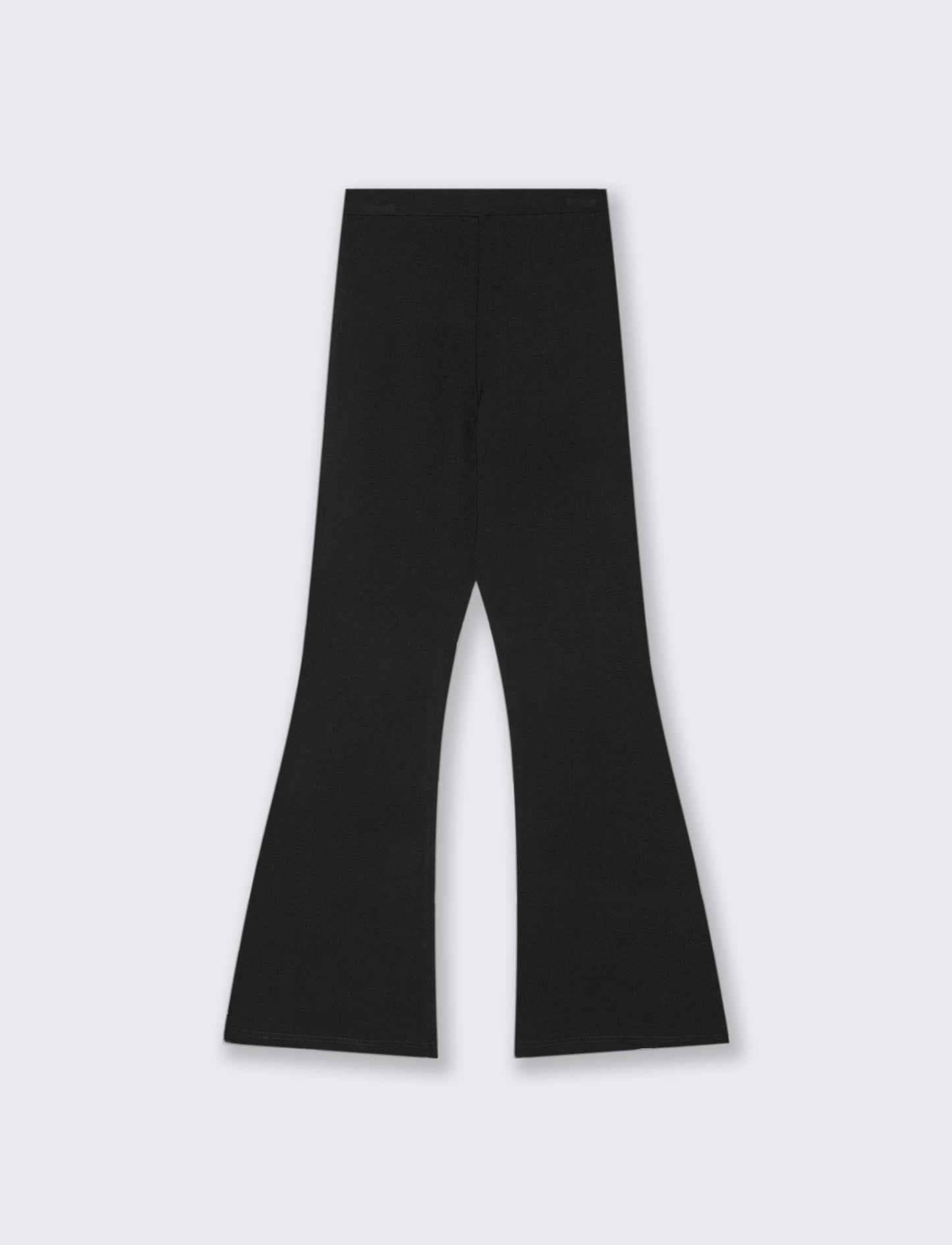 PANTALONE FLARE IN PUNTO MILANO - Nero