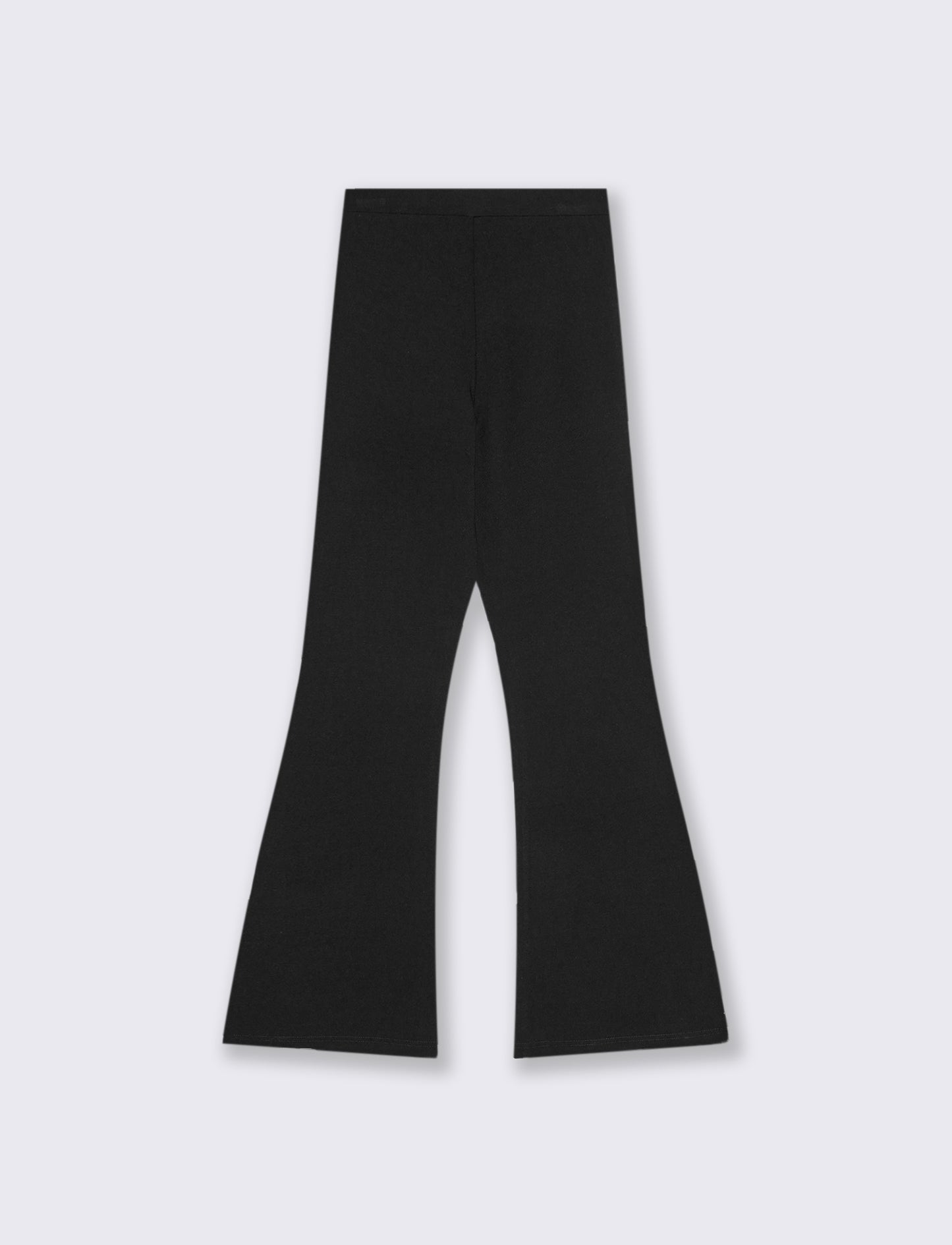 PANTALONE FLARE IN PUNTO MILANO - Nero