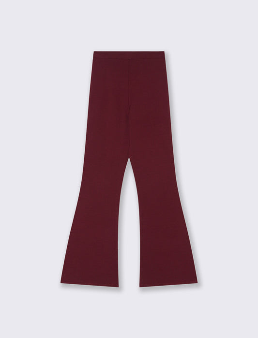 PANTALONE FLARE IN PUNTO MILANO - Vinaccia