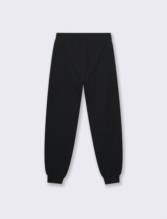 JOGGER CON ELASTICO ALLE CAVIGLIE - Nero