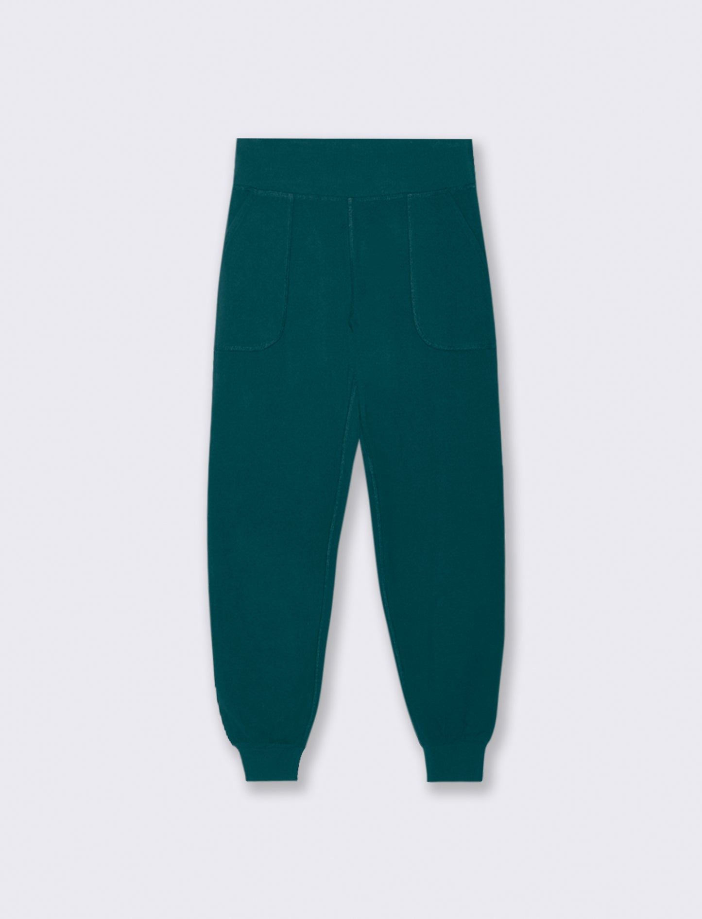 PANTALONE JOGGER CON FASCIA ALTA IN  VITA - Ottanio