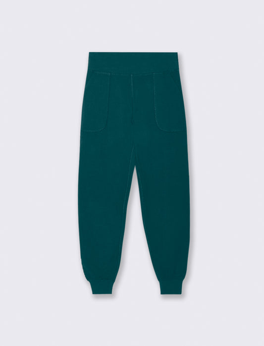 PANTALONE JOGGER CON FASCIA ALTA IN  VITA - Ottanio