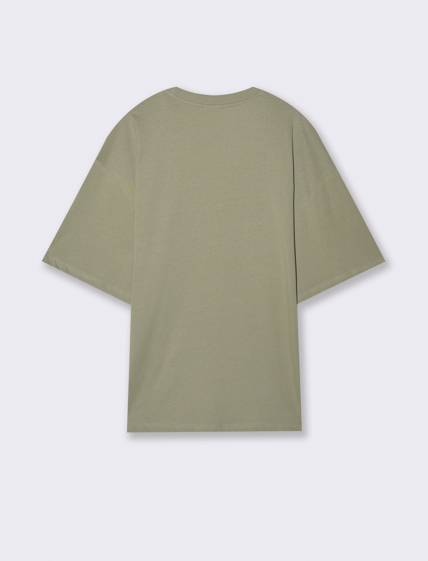 Boxy-fit T-shirt with embroidery - Green