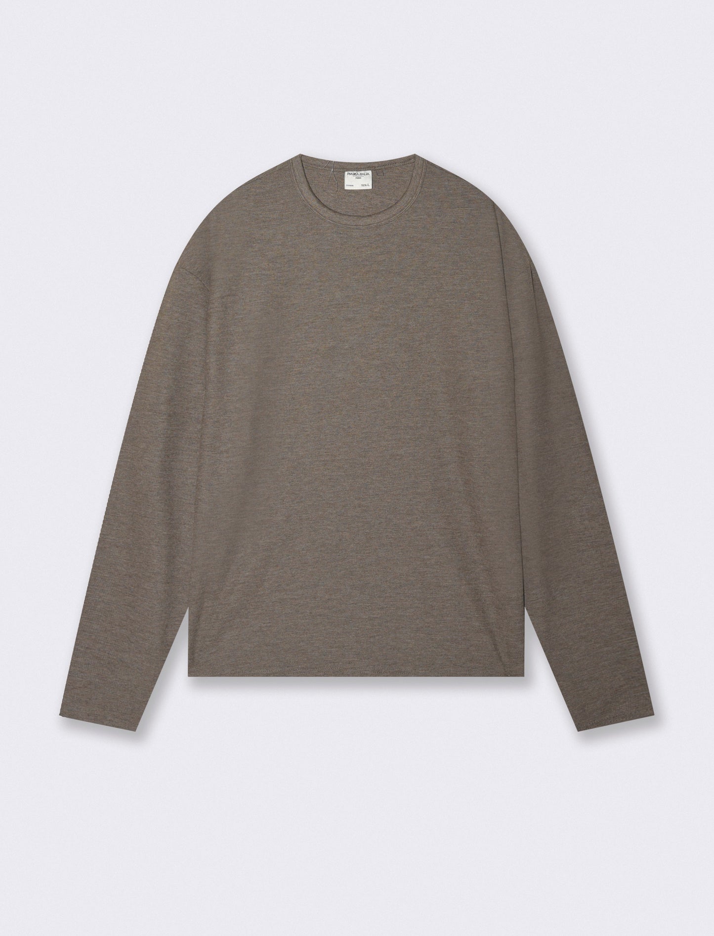 T-SHIRT  IN MICRO WAFFLE  REGULAR FIT - Verde kaki