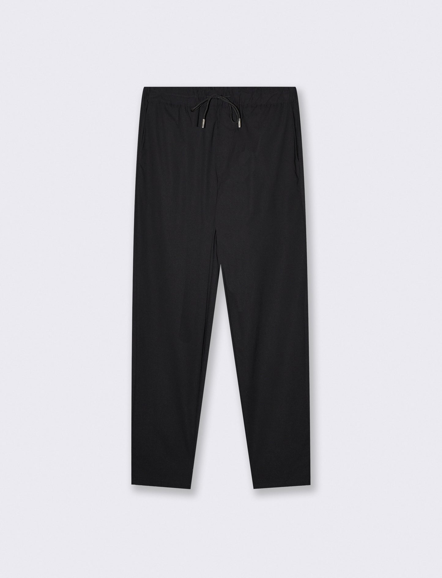 PANTALONI CHINO JOGGER IN TESSUTO TECNICO - Nero