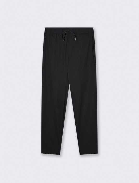 PANTALONI CHINO JOGGER IN TESSUTO TECNICO - Nero