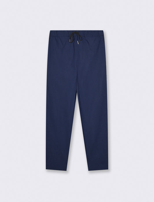PANTALONI CHINO JOGGER IN TESSUTO TECNICO - Blu