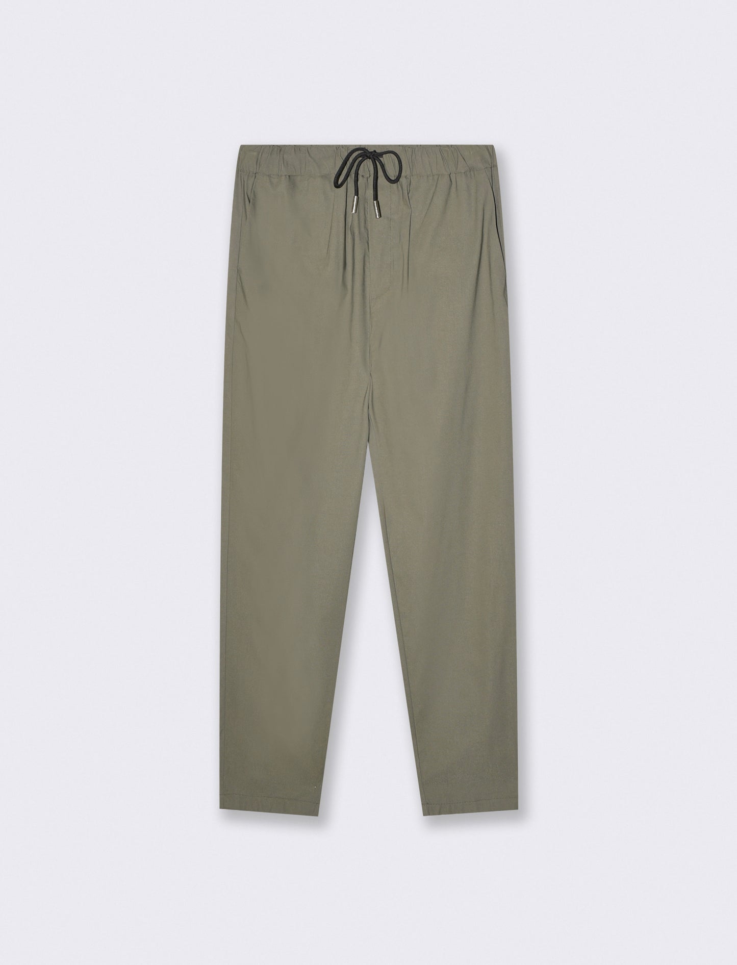 PANTALONI CHINO JOGGER IN TESSUTO TECNICO - Verde salvia
