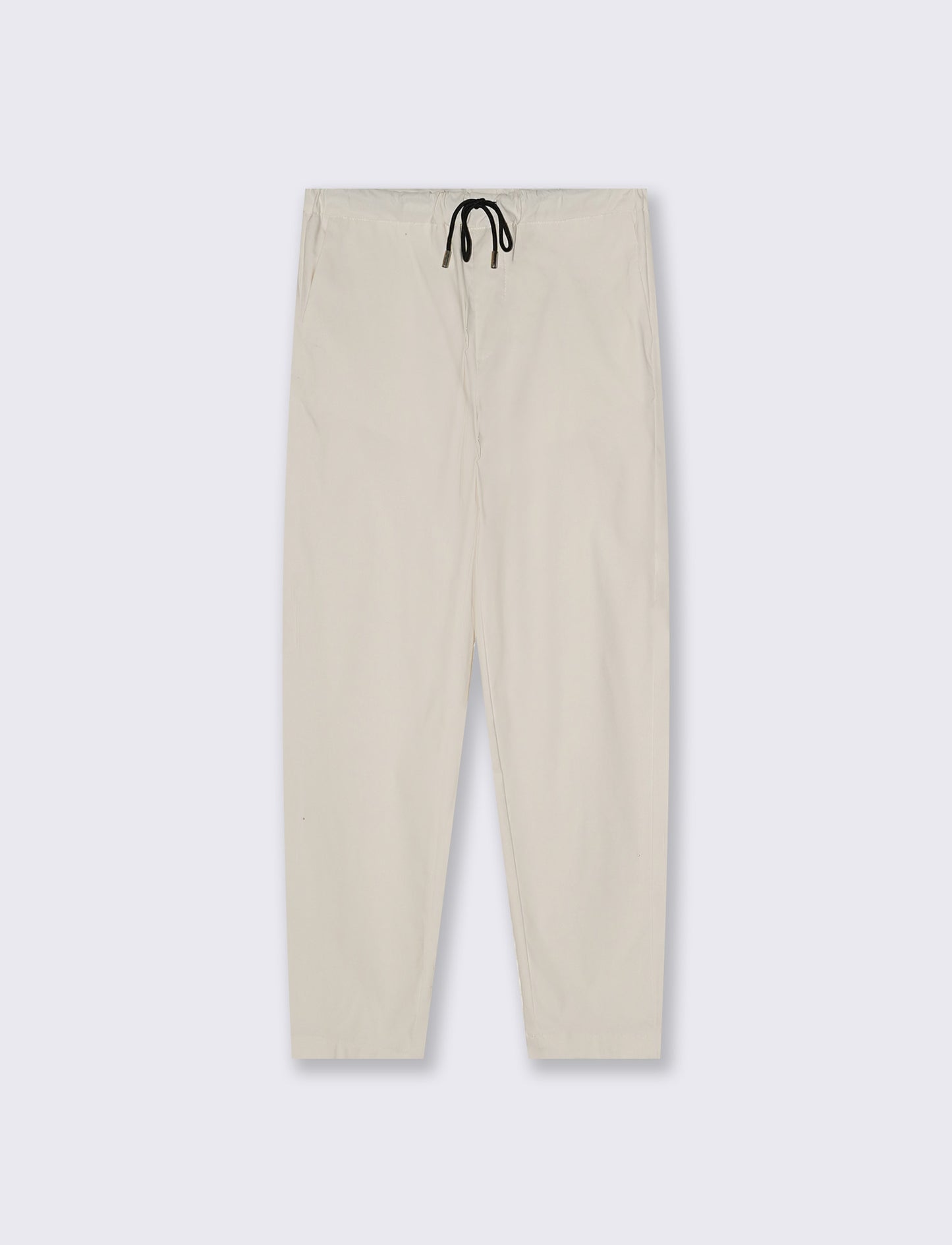 PANTALONI CHINO JOGGER IN TESSUTO TECNICO - Bianco