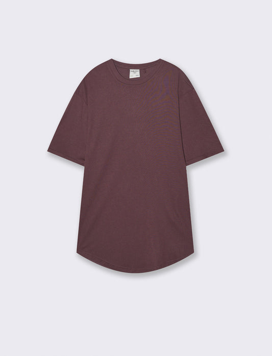 T-SHIRT LOOSE FIT - Bordeaux