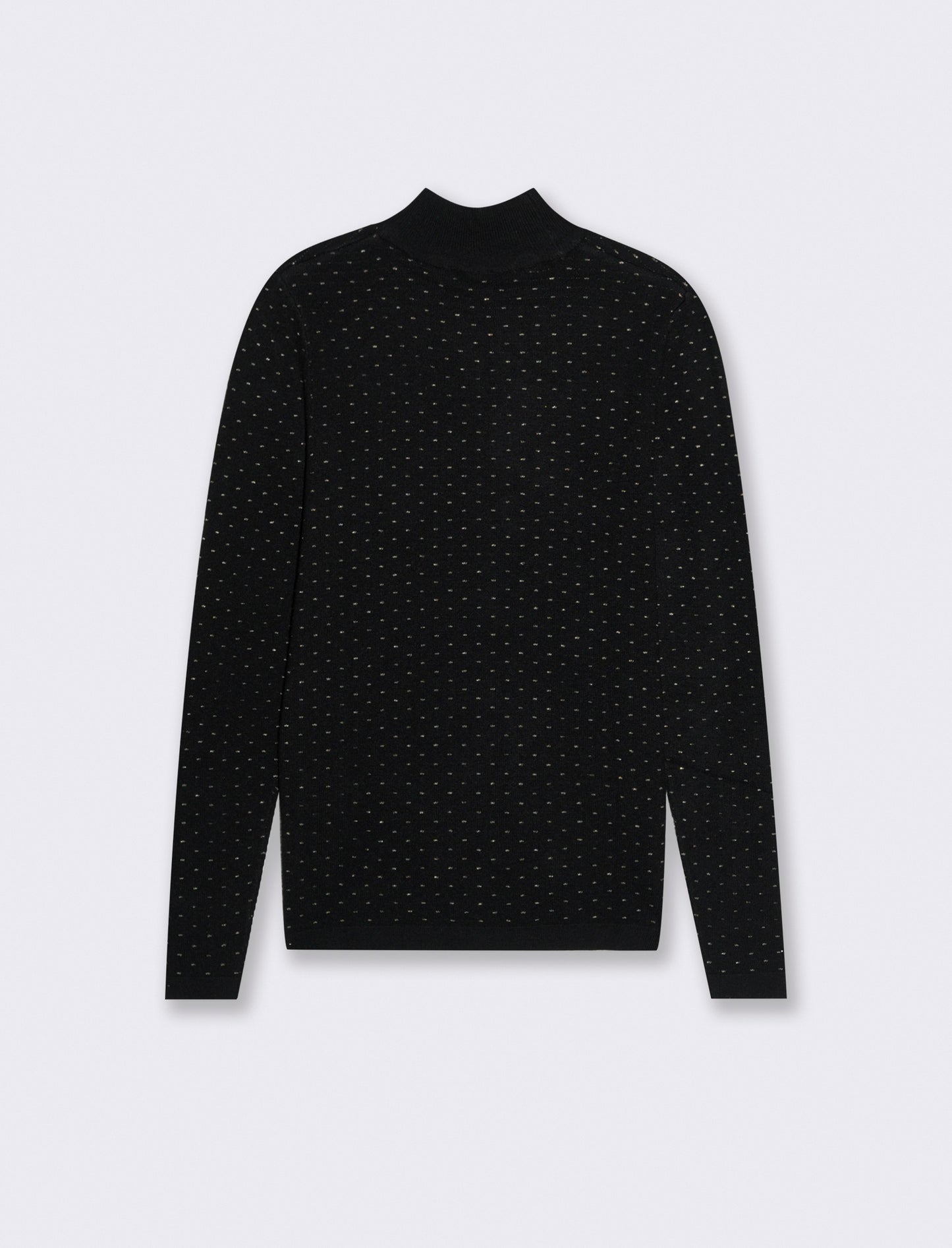 PULLOVER A COLLO ALTO - Nero