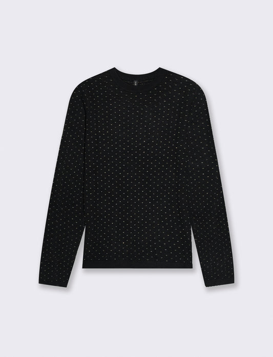 PULLOVER MANICA LUNGA - Nero