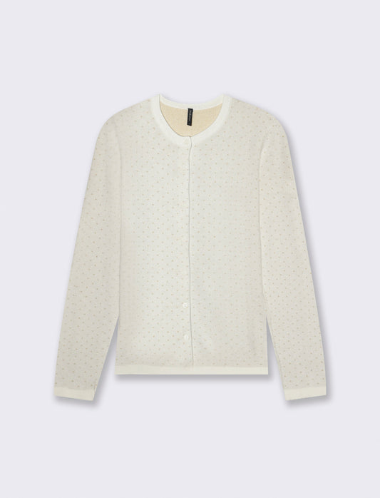 CARDIGAN MMANICA LUNGA - Avorio