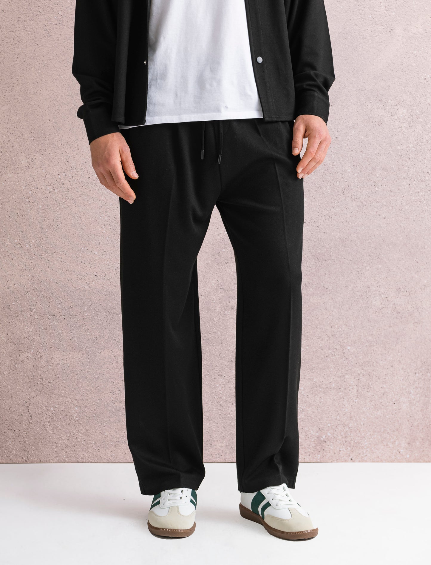 PANTALONI JOGGER DA COMPLETO IN TESSUTO JOGGER - Nero