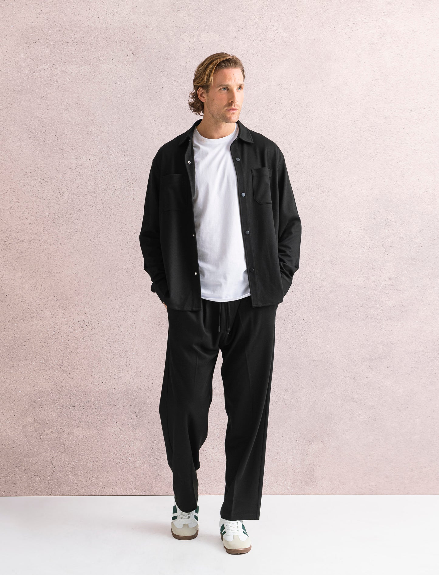 PANTALONI JOGGER DA COMPLETO IN TESSUTO JOGGER - Nero