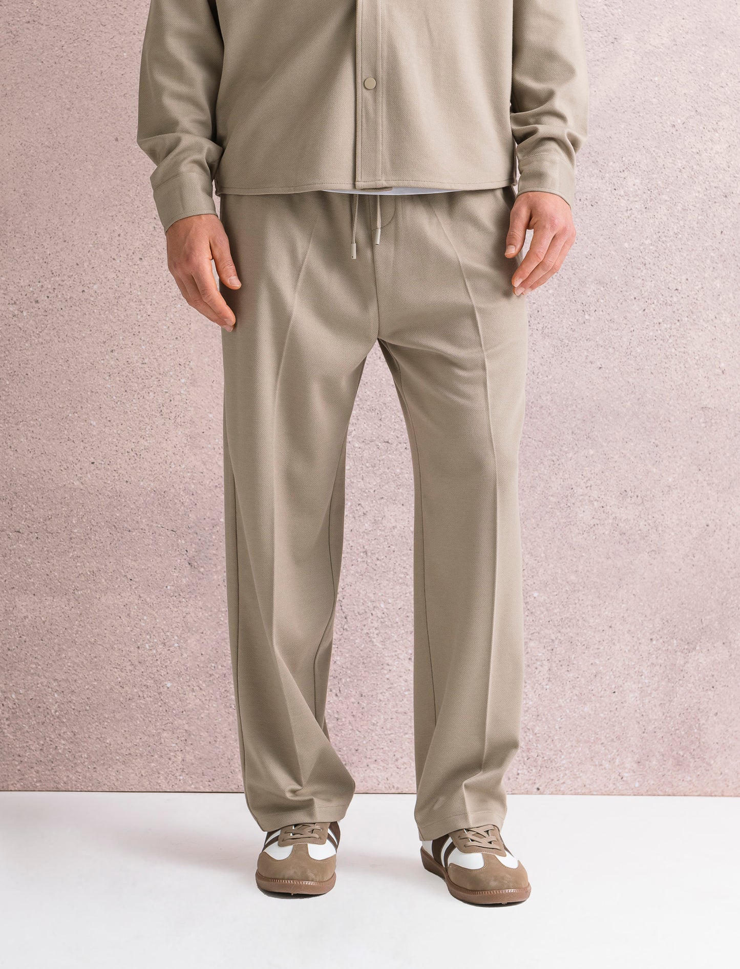 PANTALONI JOGGER DA COMPLETO IN TESSUTO JOGGER - Beige