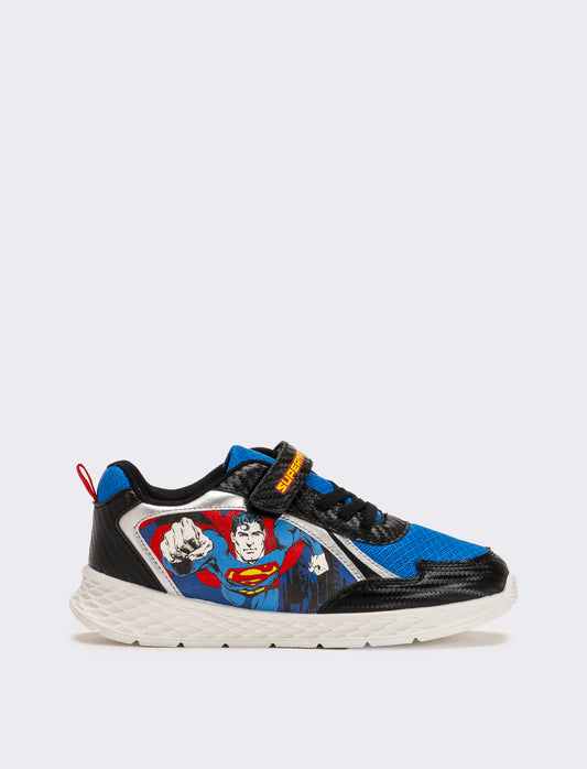 Sneakers Superman© da bambino con strappo - Blu