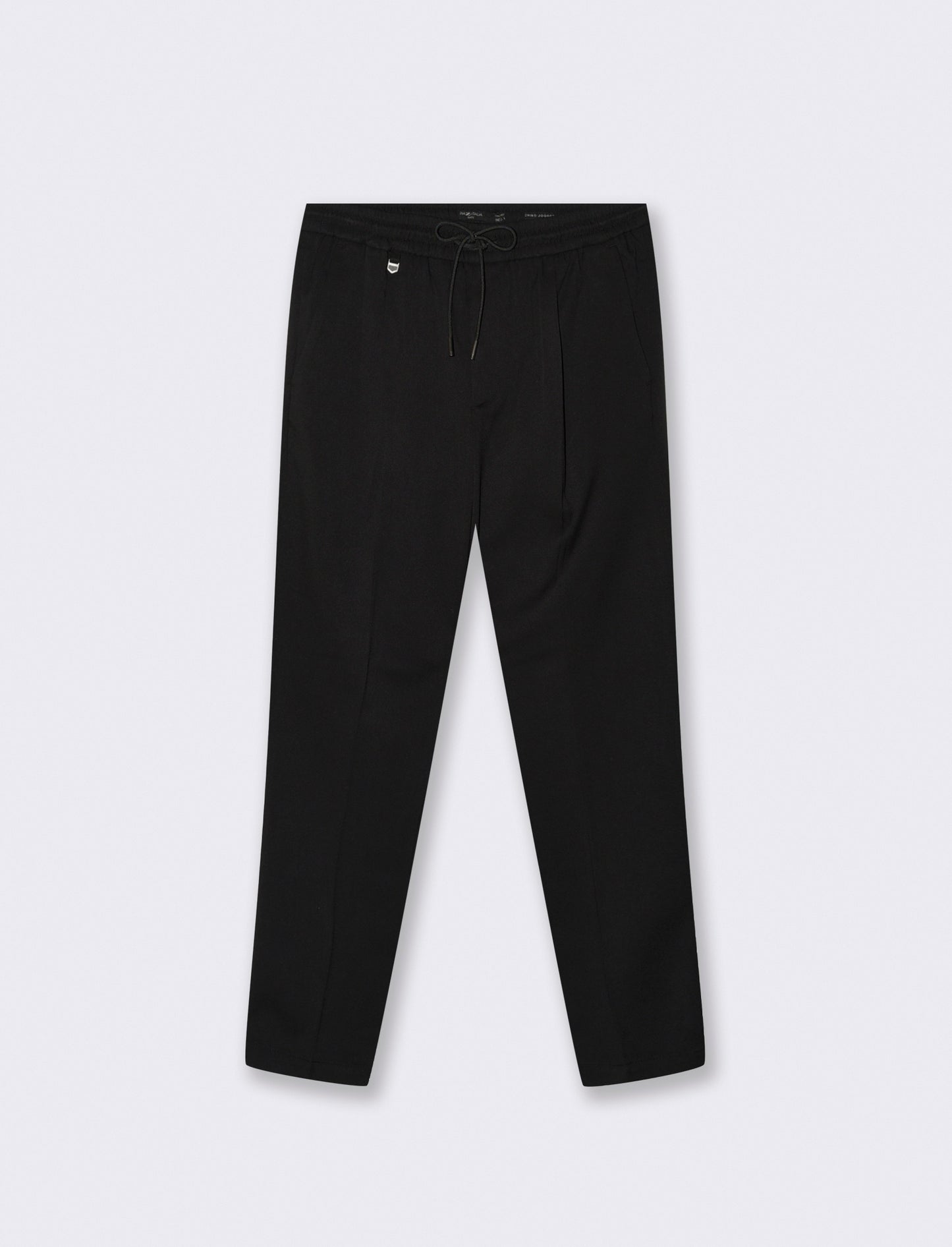 PANTALONI CHINO JOGGER - Nero