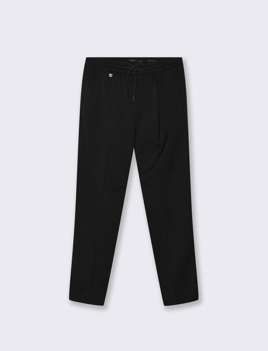 PANTALONI CHINO JOGGER - Nero