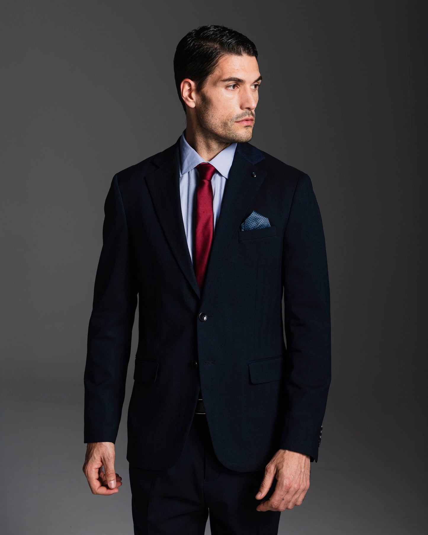 BLAZER STRUTTURATO DA COMPLETO FORMAL FIT - Blu