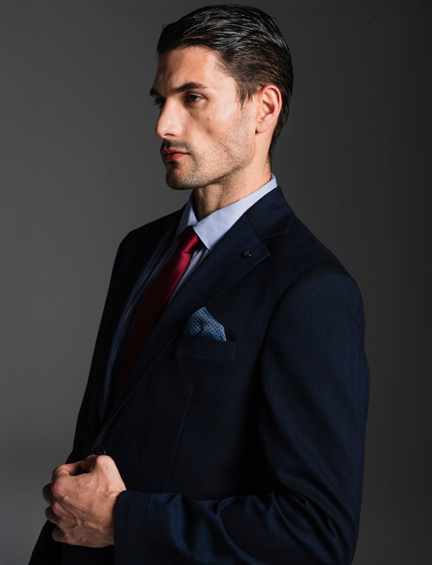 BLAZER STRUTTURATO DA COMPLETO FORMAL FIT - Blu