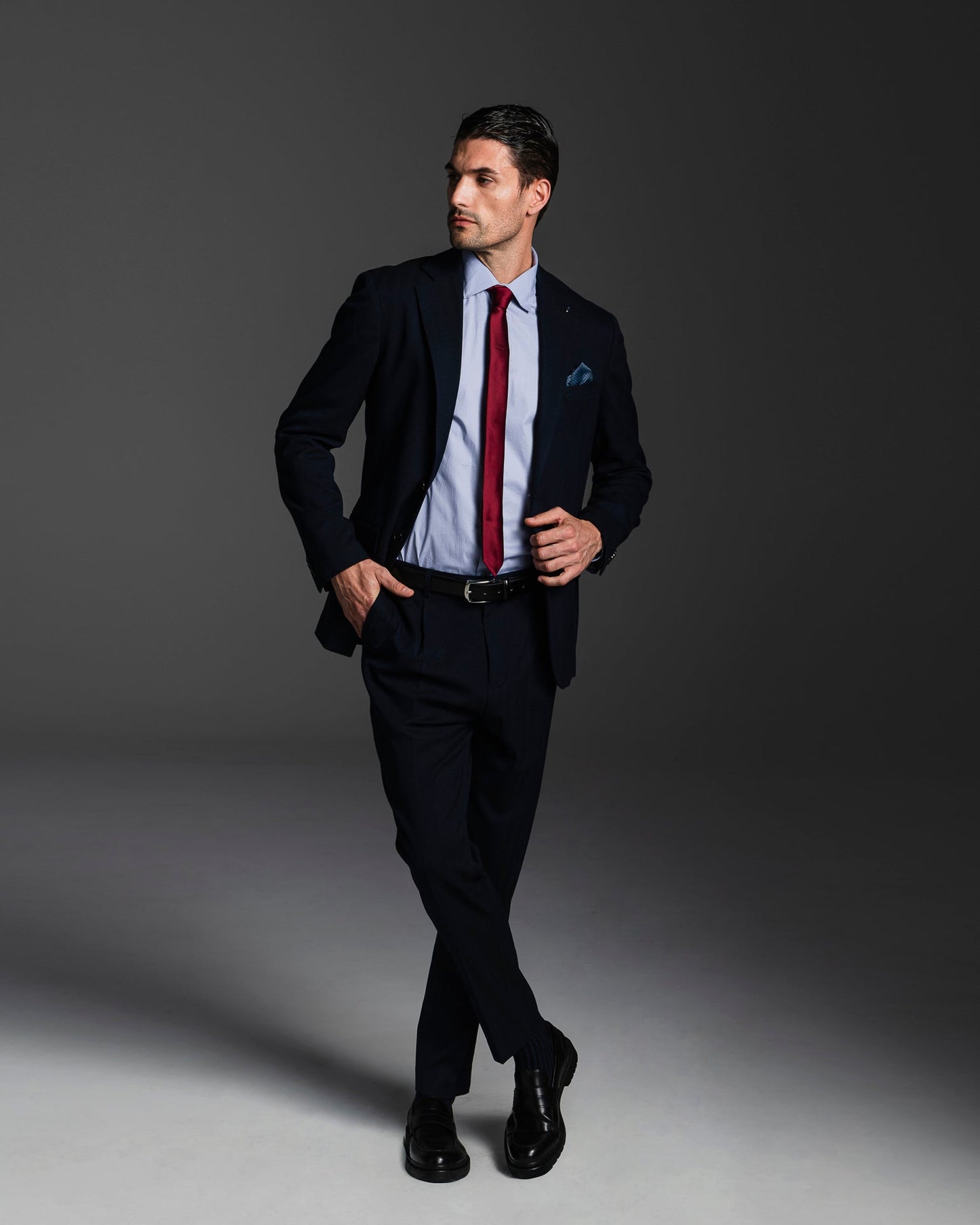 BLAZER STRUTTURATO DA COMPLETO FORMAL FIT - Blu