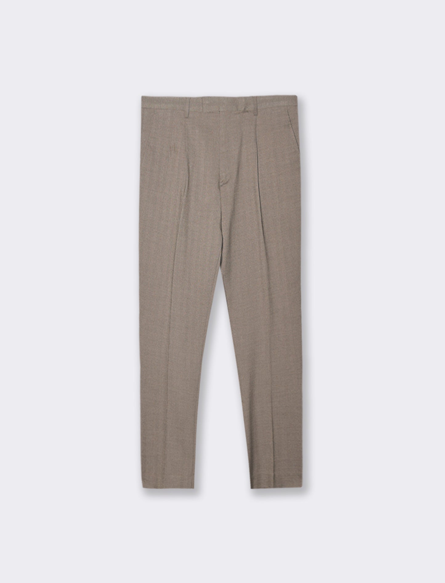 PANTALONI STRUTTURATI DA COMPLETO FORMAL FIT: - Grigio tortora