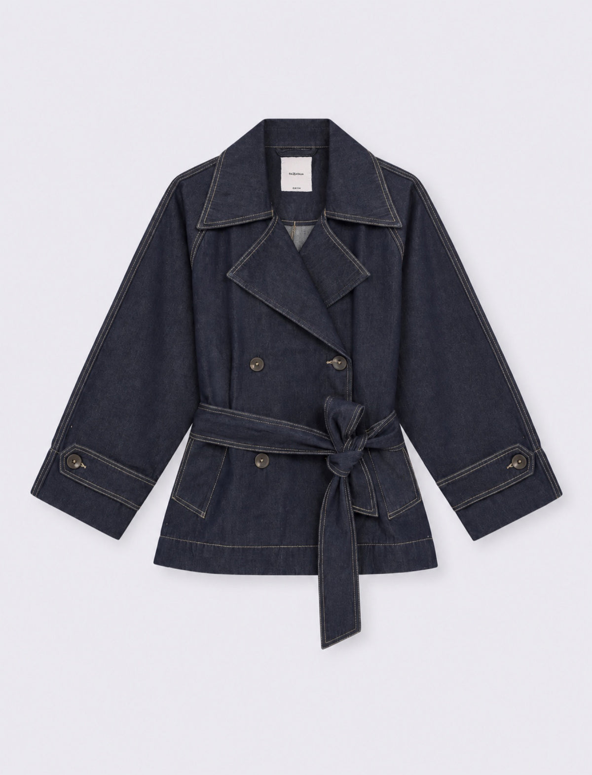 giacca doppio petto - DENIM SCURO