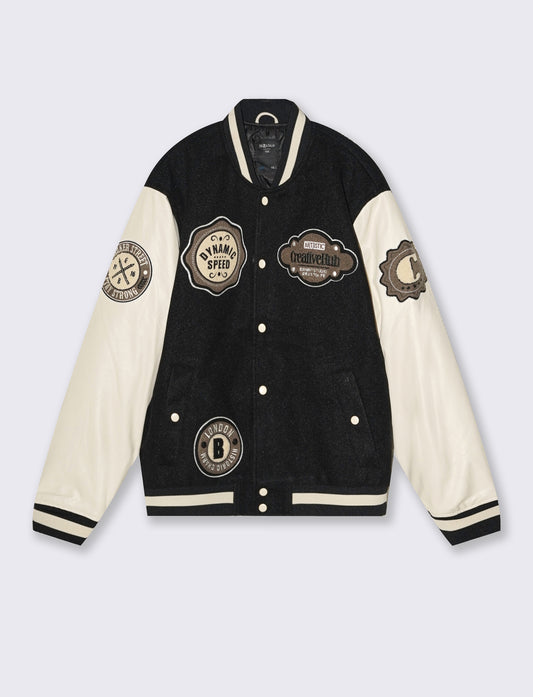BOMBER VARSITY - Nero