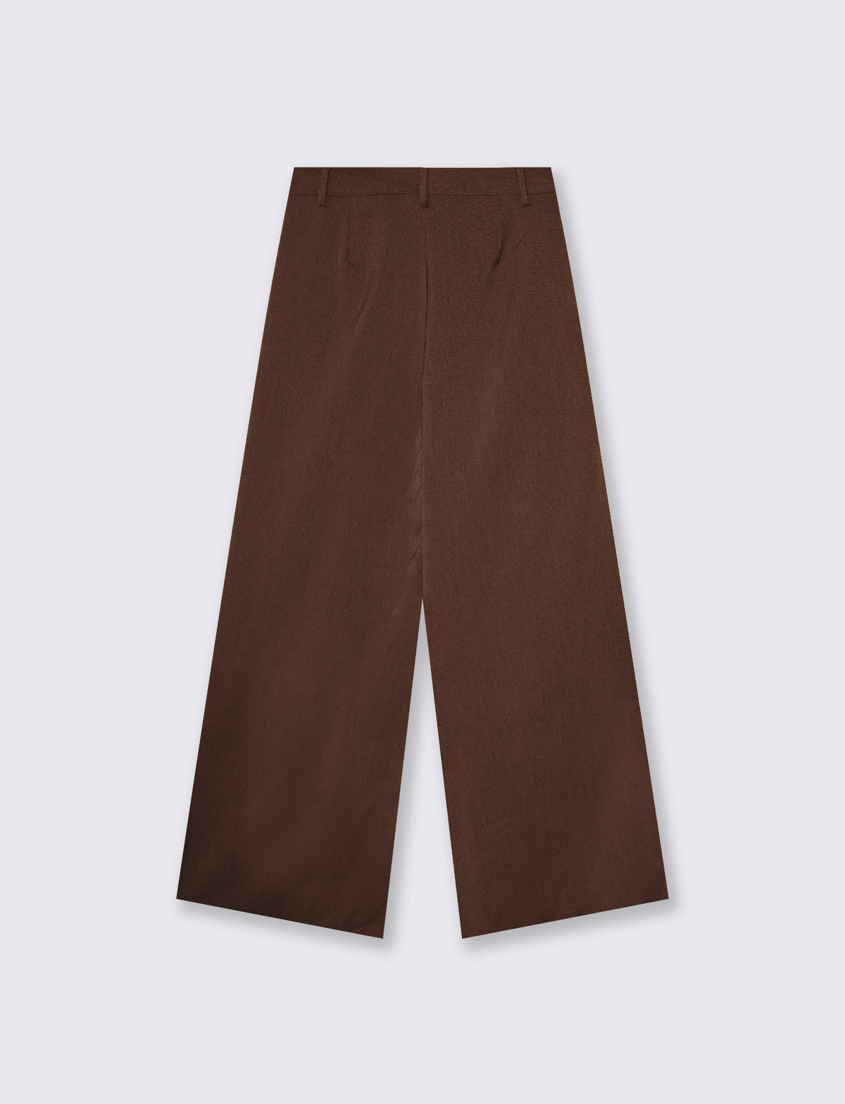 pantalone con pieghe e tasche ai fianchi - Marrone