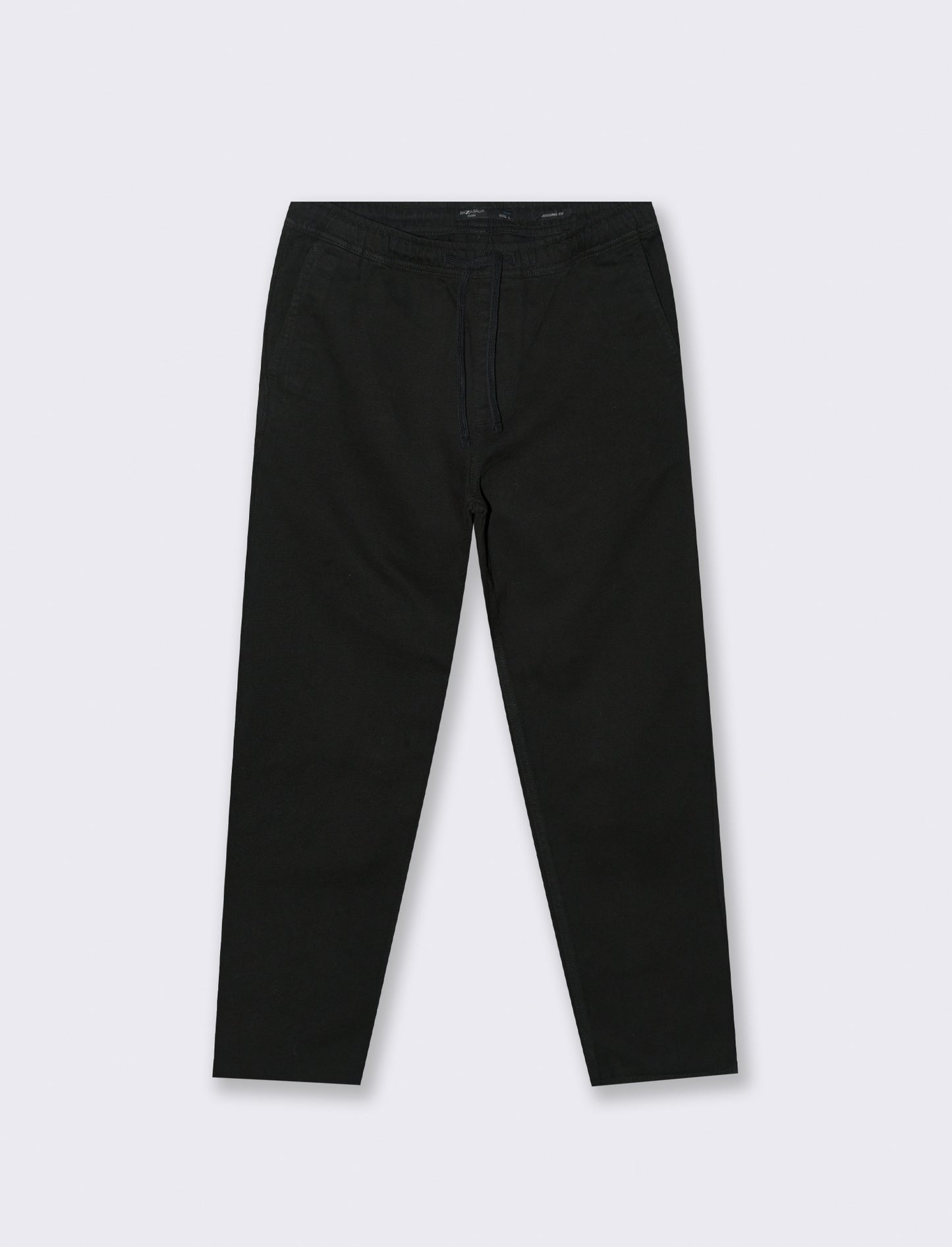 PANTALONI JOGGER EFFETTO DENIM - Nero