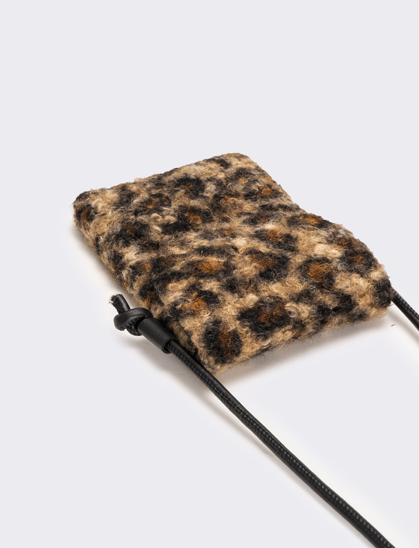 Borsetta portacellulare a tracolla donna - Leopardato