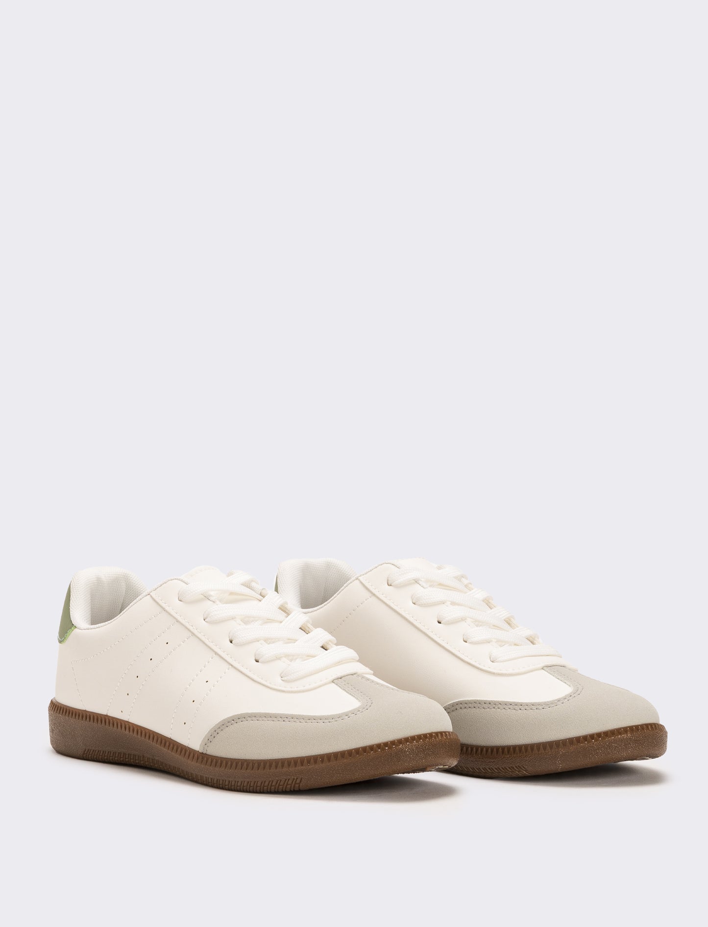 Sneakers multi elementi da donna - Bianco