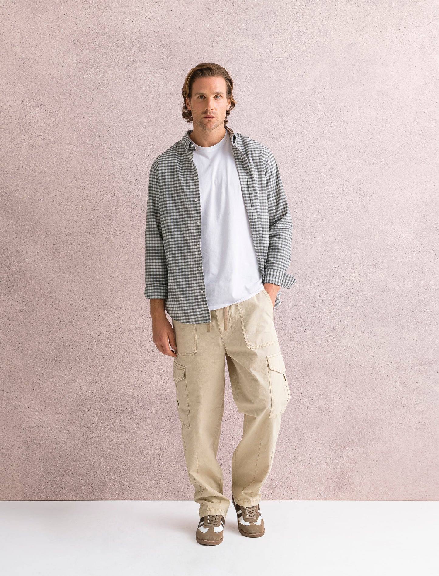 PANTALONI CARGO EXTRA LOOSE FIT - Beige
