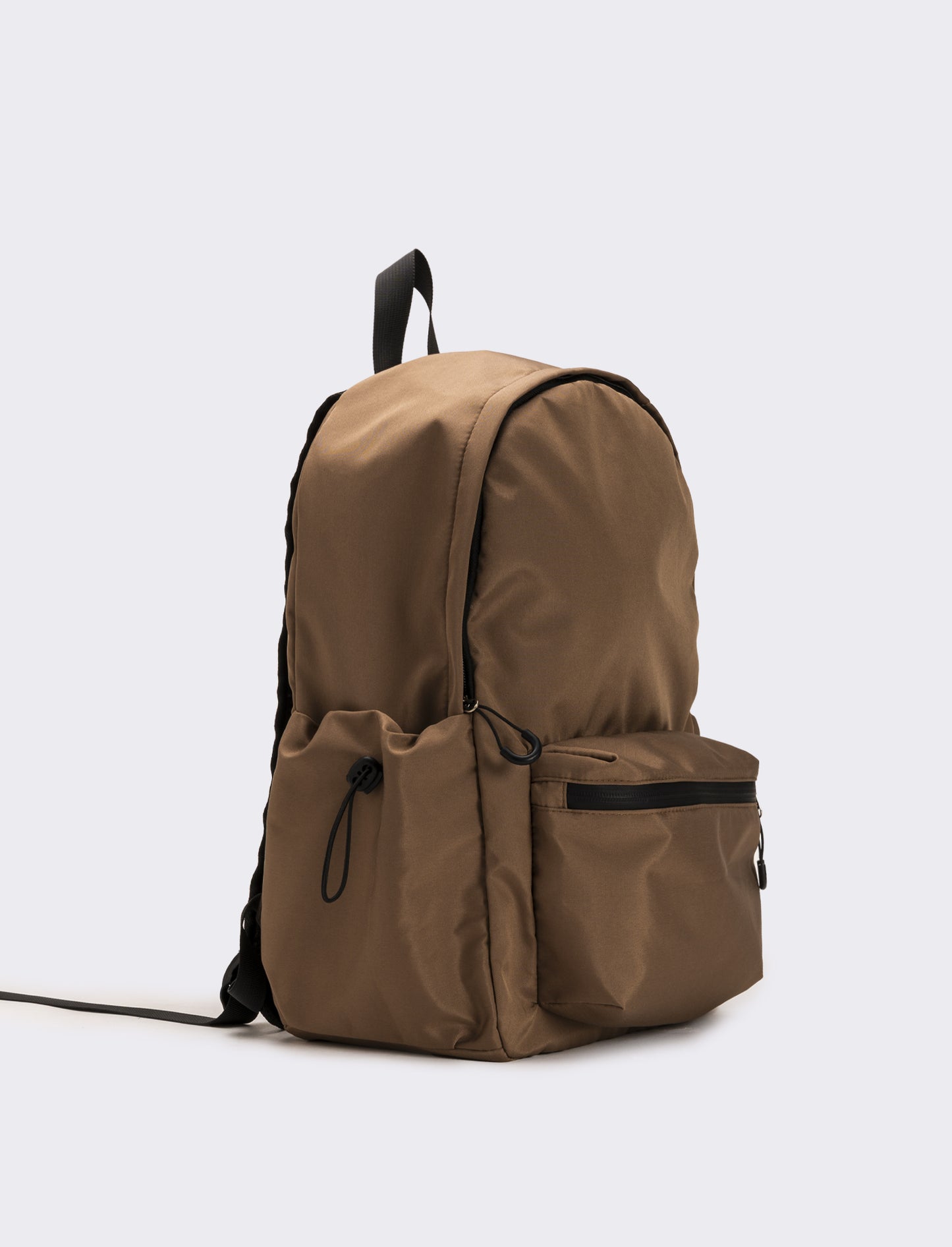 Zaino uomo basic con tasche - Marrone