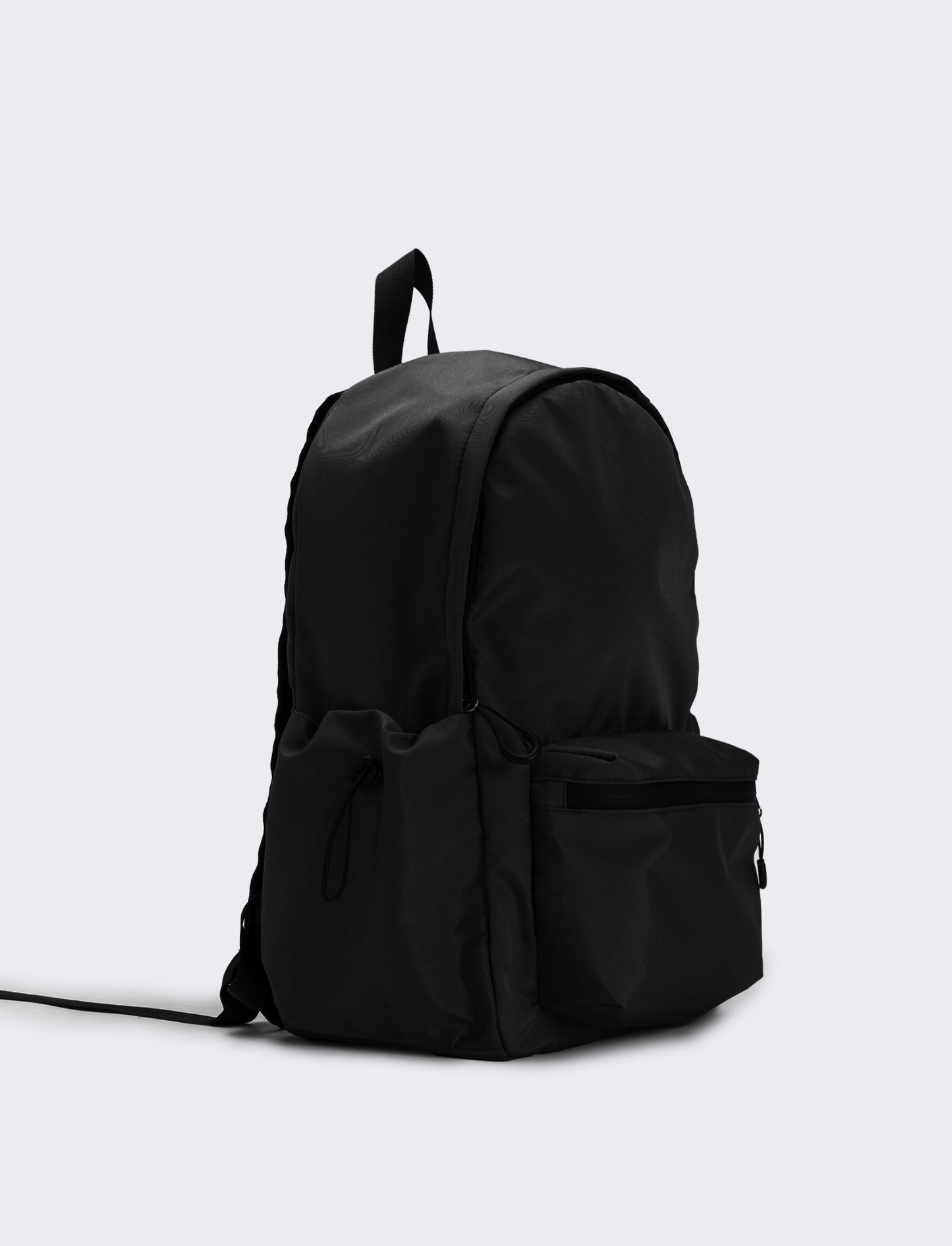 Zaino uomo basic con tasche - Nero