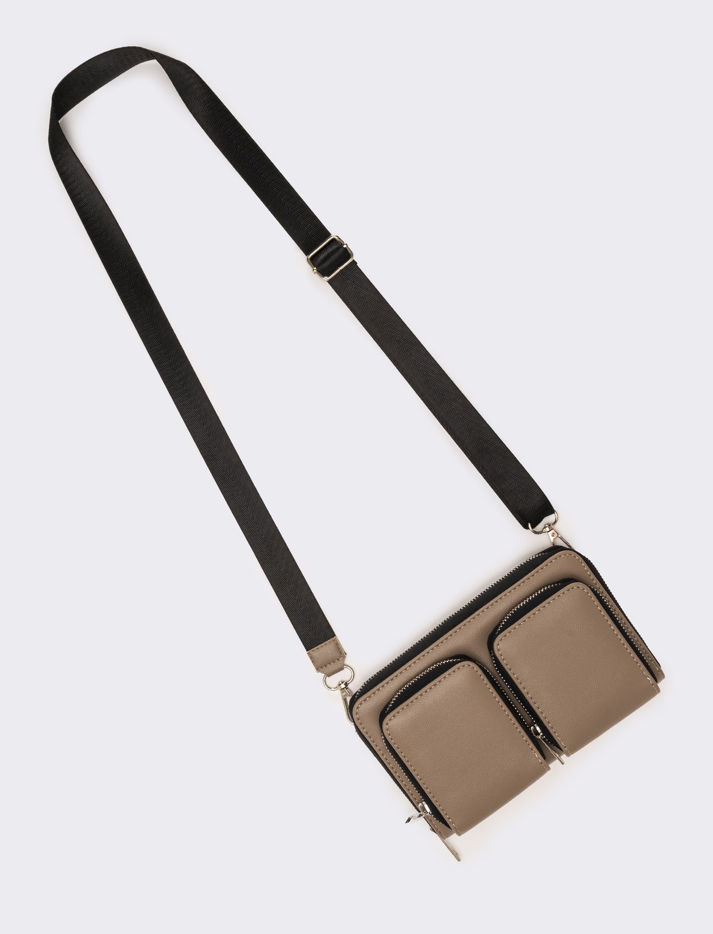 Tracolla uomo con tasche - Beige