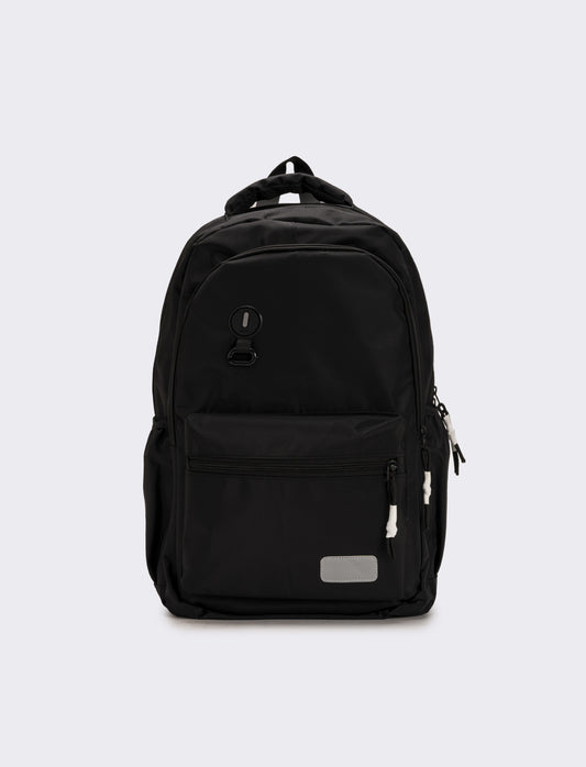 Zaino uomo con tasca grande - Nero