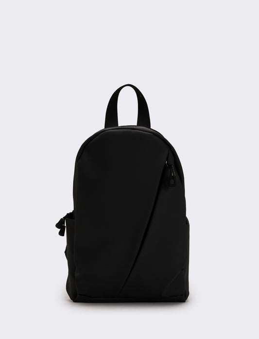 Borsa uomo monospalla/zaino - Nero