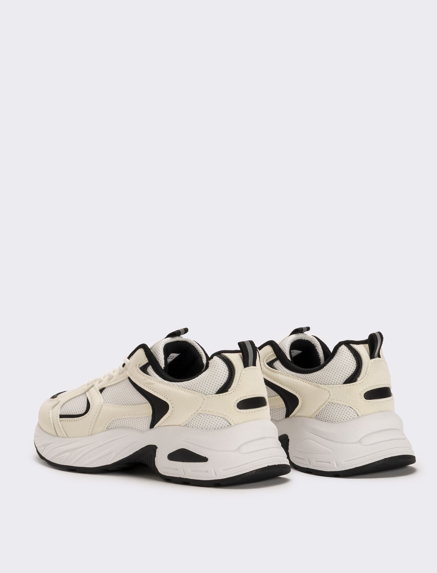 Sneakers bicolor da donna - Bianco