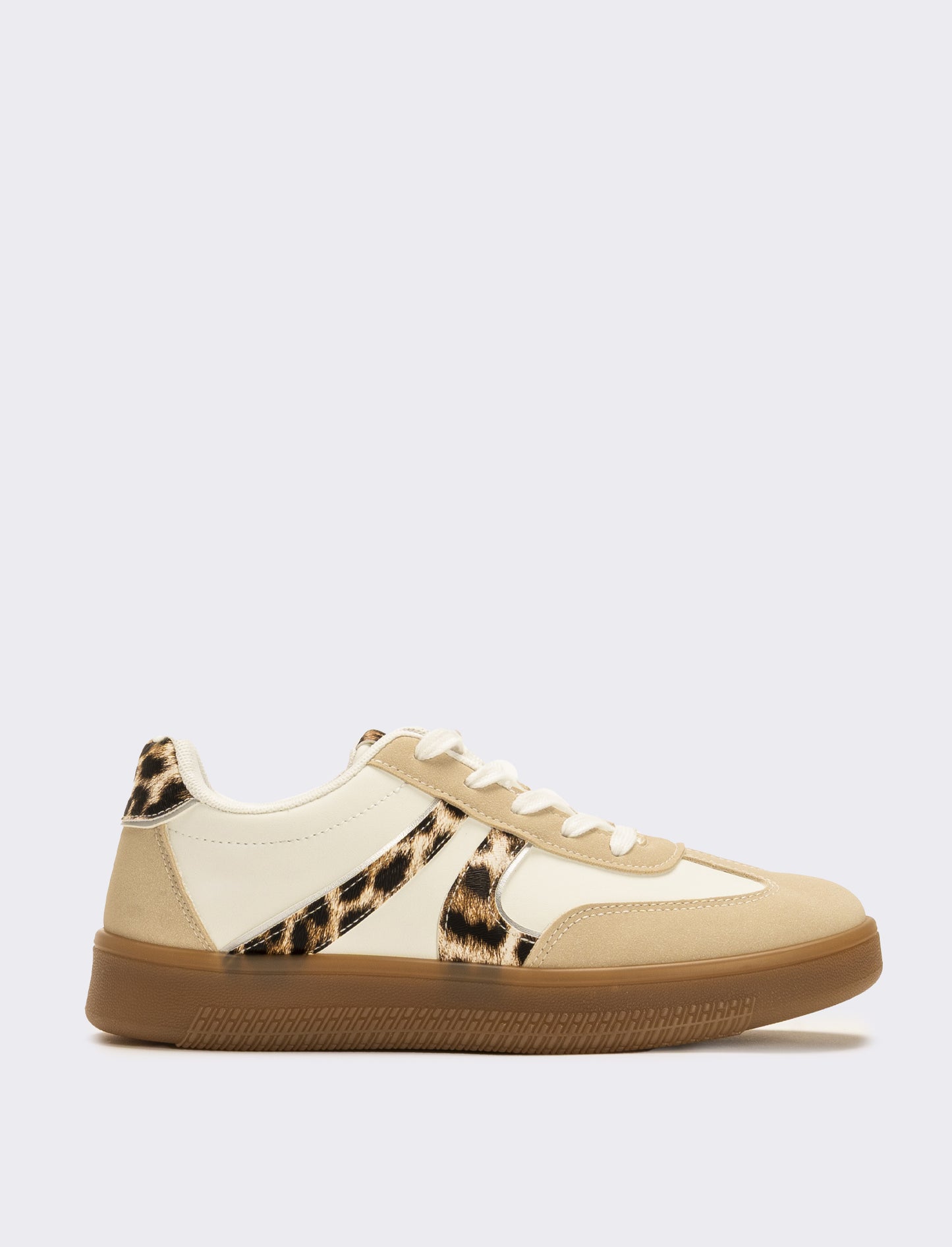 Sneakers con inserti da donna - Bianco