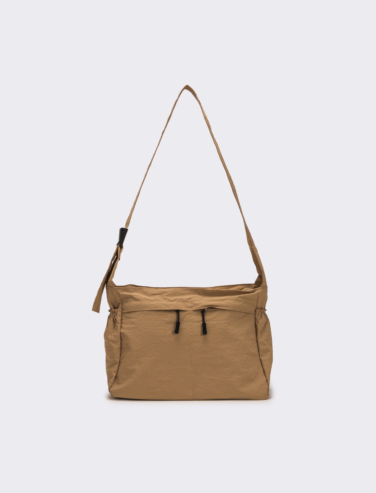 Borsa a tracolla in nylon - Beige