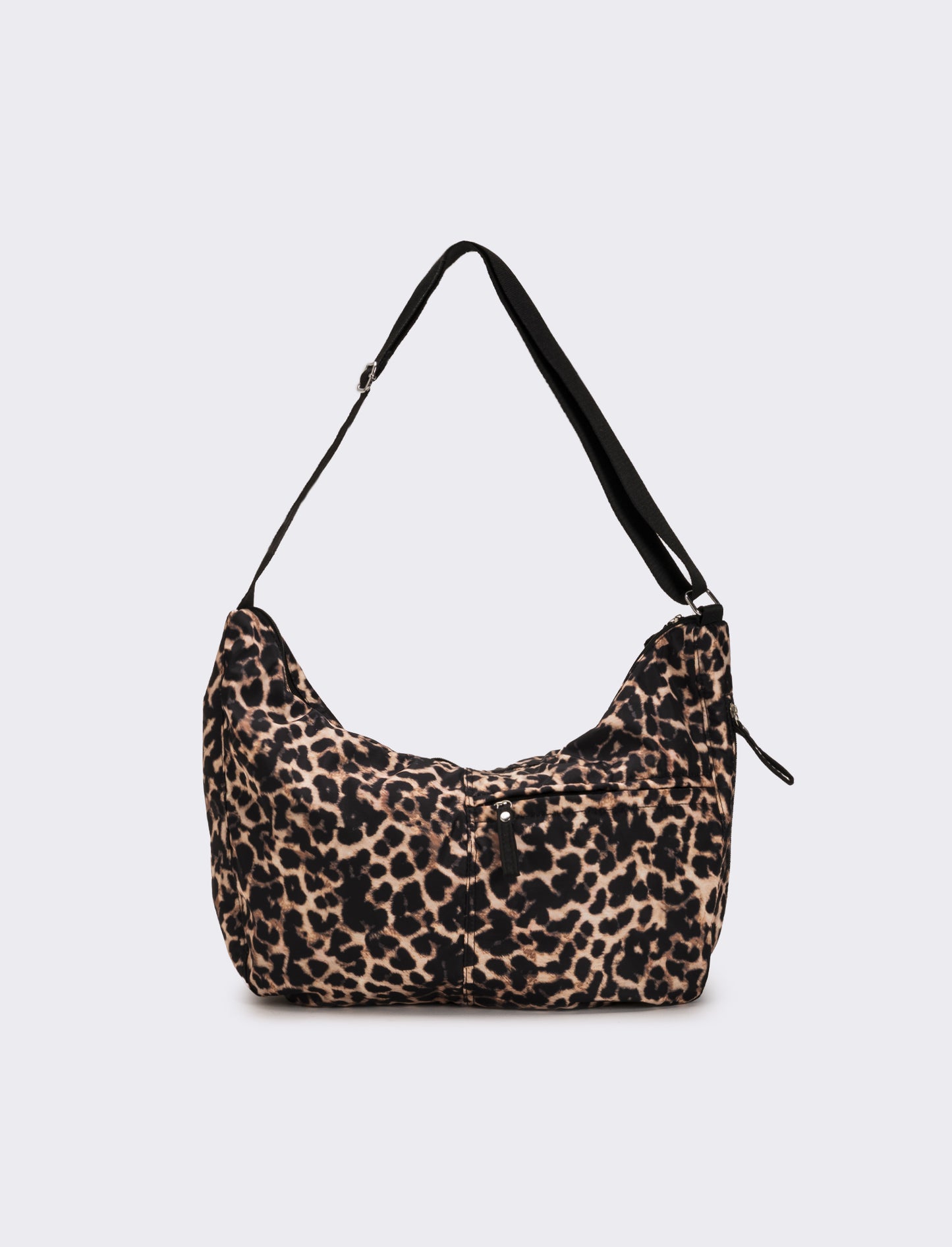 Borsa donna mezzaluna leopardata grande - Leopardato