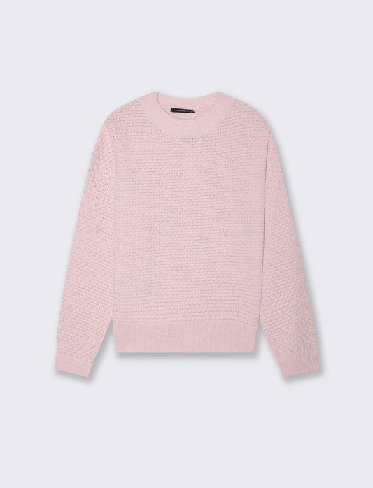 PULLOVER IN CINIGLIA OPACA - Rosa candy