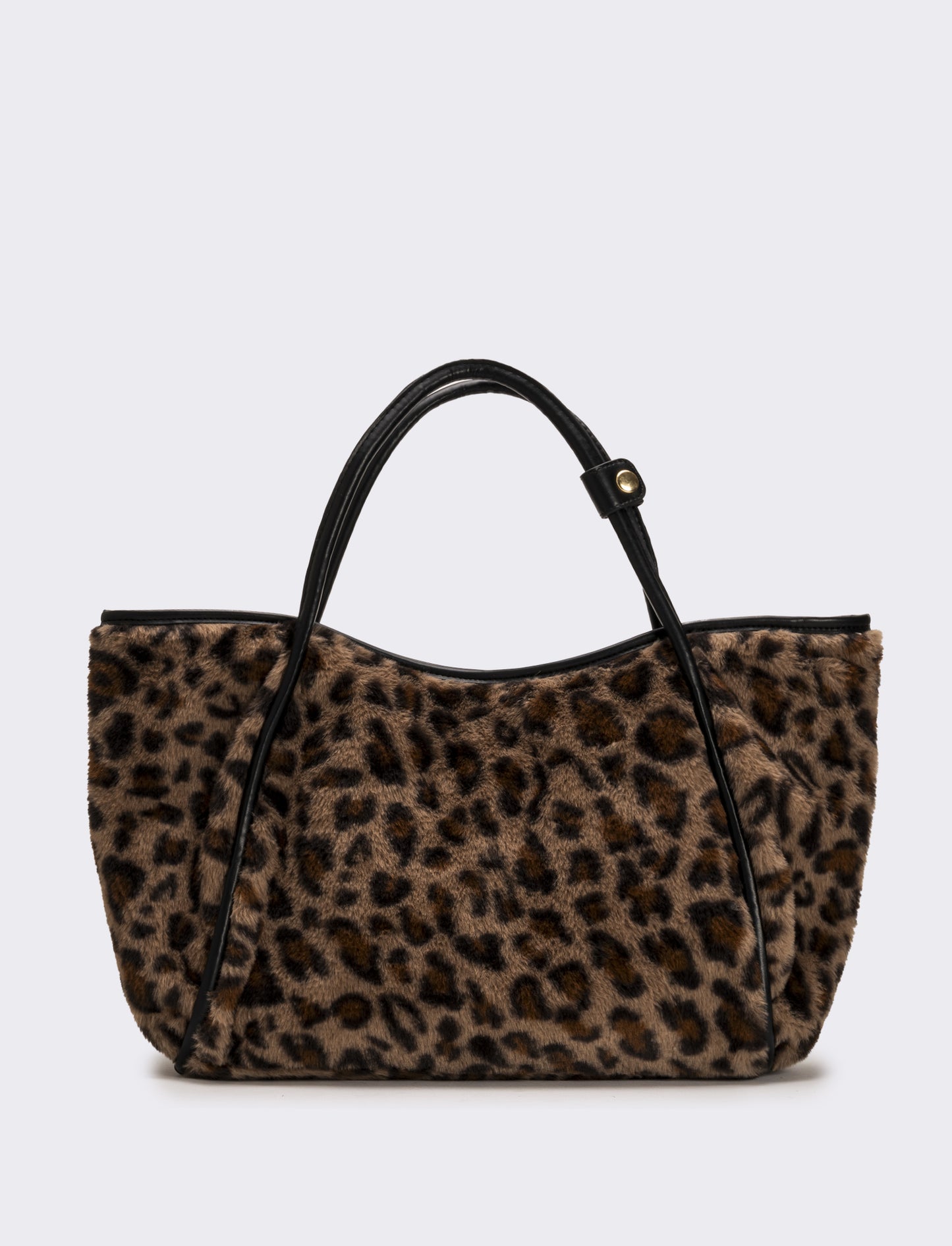 Shopper donna grande in finta pelliccia - Leopardato