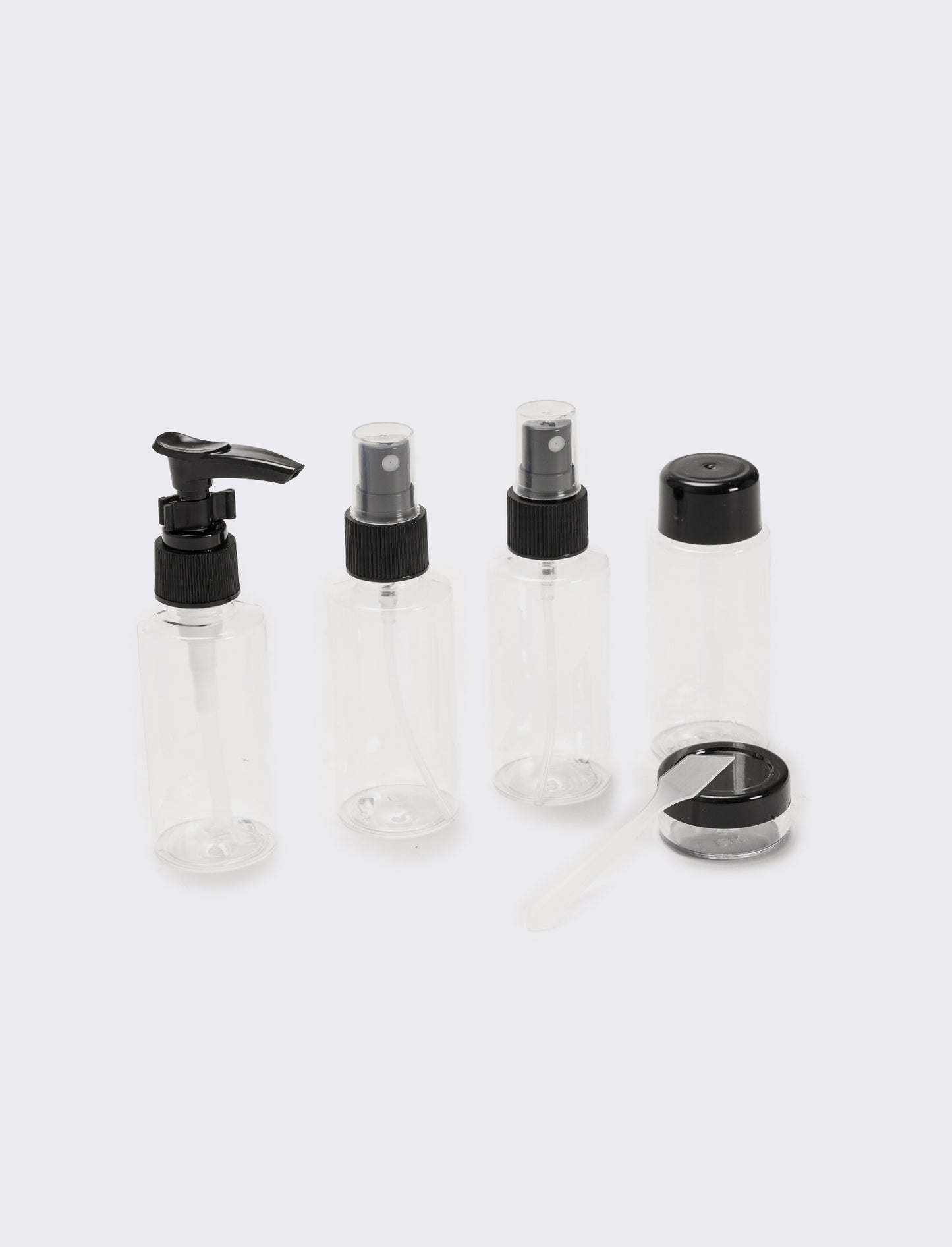 Set dispenser da viaggio - Nero