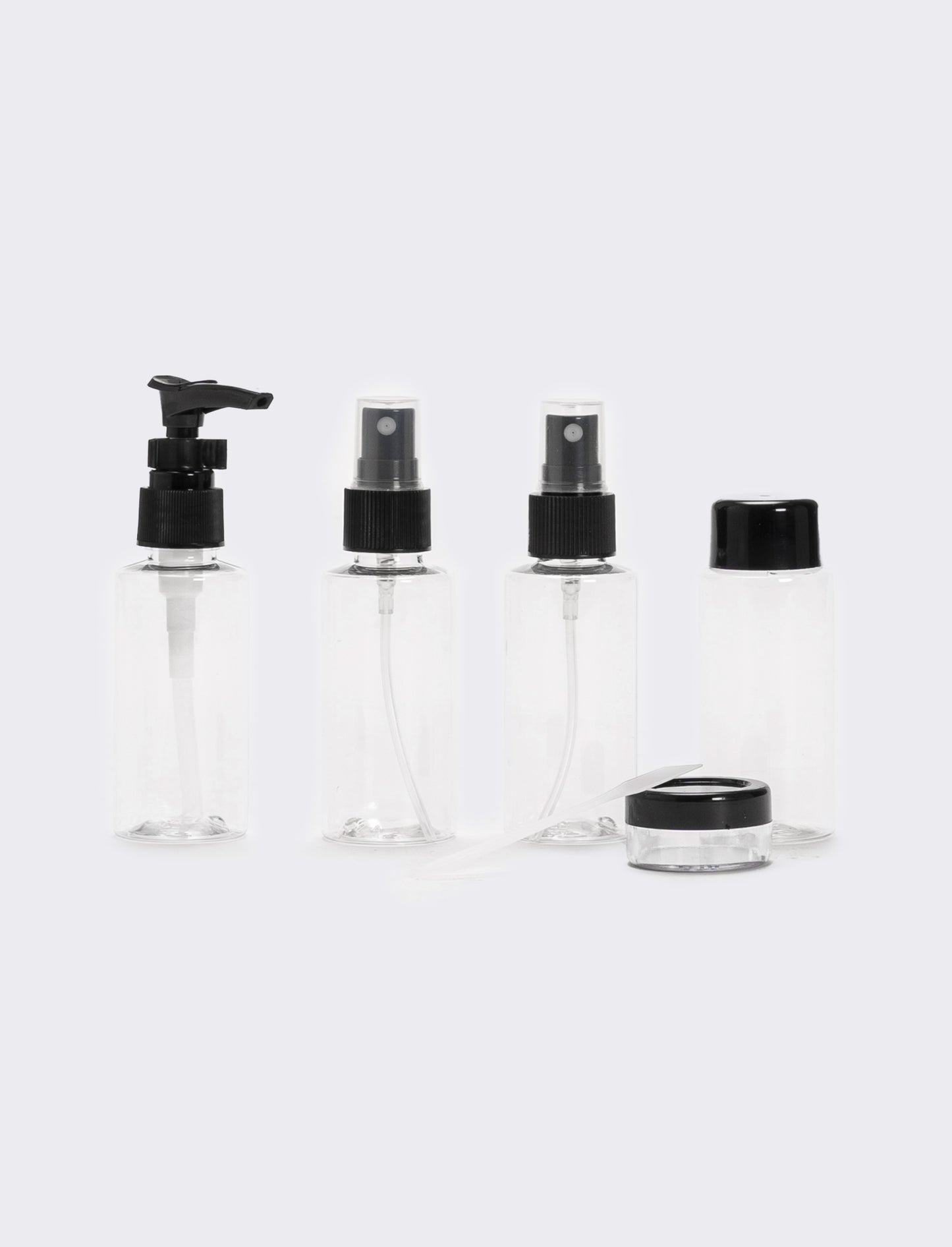 Set dispenser da viaggio - Nero